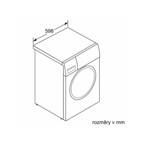 Kích thước máy giặt Bosch WAW28560EU