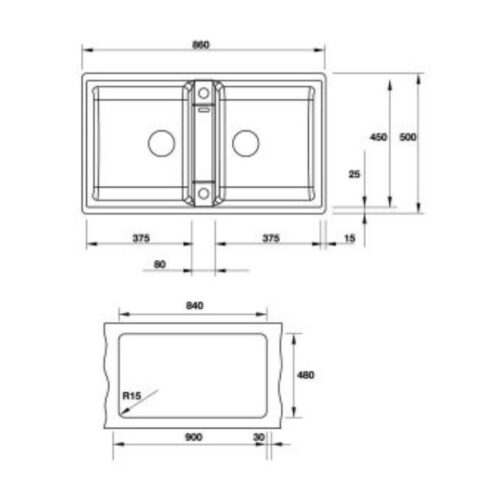 Chậu đá Hafele BLANCOZIA 9 màu vàng 567.68.649