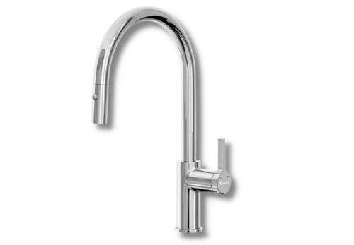 Vòi rửa bát rút dây Konox Alto Chrome