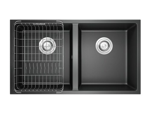 Chậu rửa bát Konox Granite Sink Veloci 760D – Black