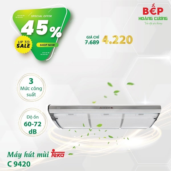 Máy hút mùi Teka C 9420 - Chiết khấu 45%