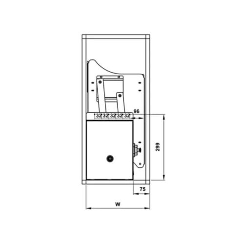 bo ro bat dia hafele lento 504 76 023 900mm 1