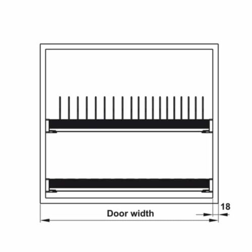 Bộ rổ bát đĩa Hafele Presto 544.40.014 900mm