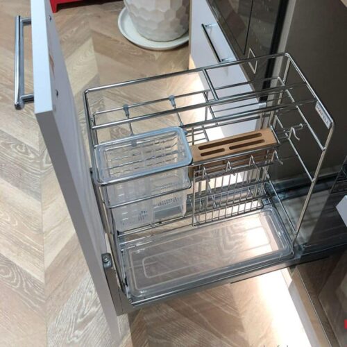 Thiết kế Bộ đựng dao thớt chai lọ Sonata 350mm Hafele 549.20.019