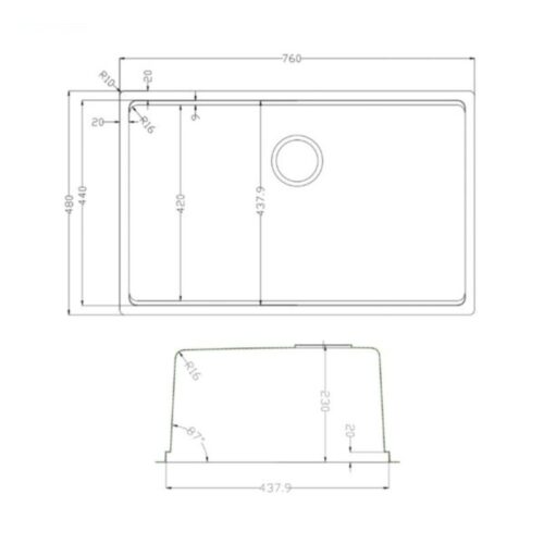 kich thuoc chau rua bat konox tari 7648sm