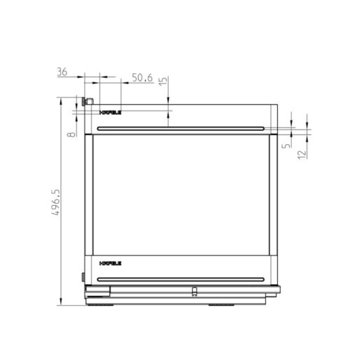 Kích thước gia vị Hafele 545.14.323