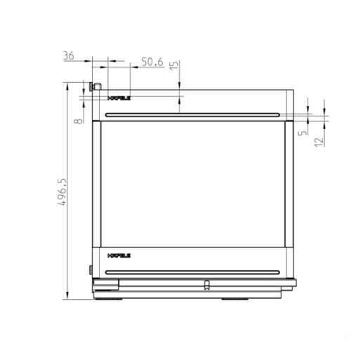 Size kệ đựng gia vị Hafele 545.14.324